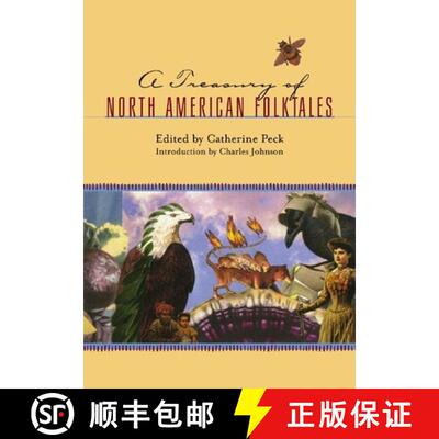 【3-4周达】A Treasury of North American Folk Tales [9780393047417]