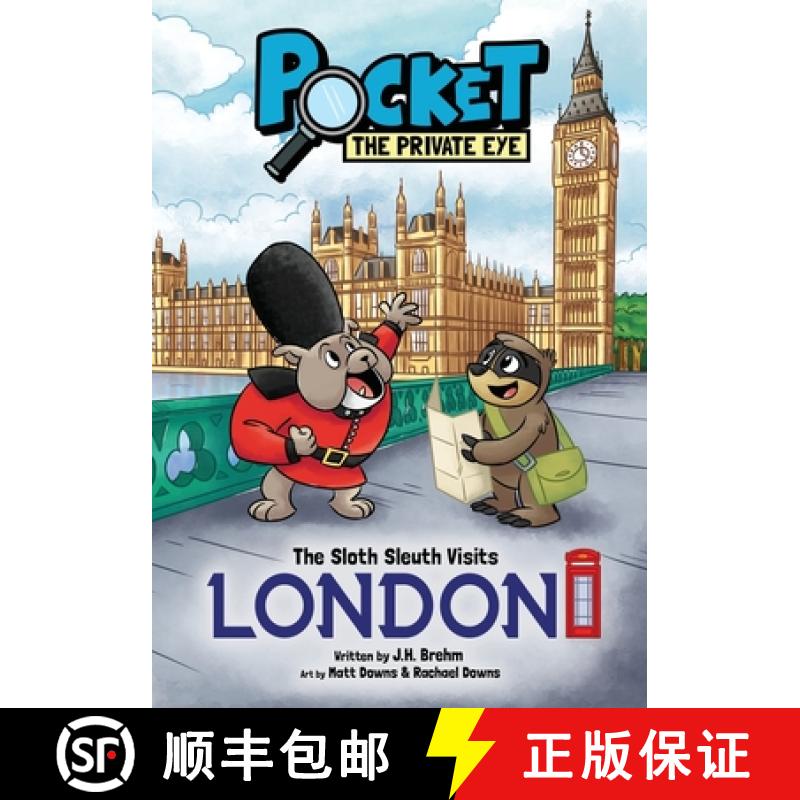 【2-3周达】Pocket The Private Eye: The Sloth Sleuth Visits London [9780578588667]