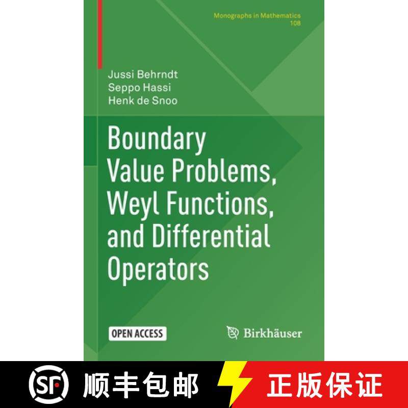 【3-4周达】Boundary Value Problems, Weyl Functions, and Differential Operators [9783030367169]