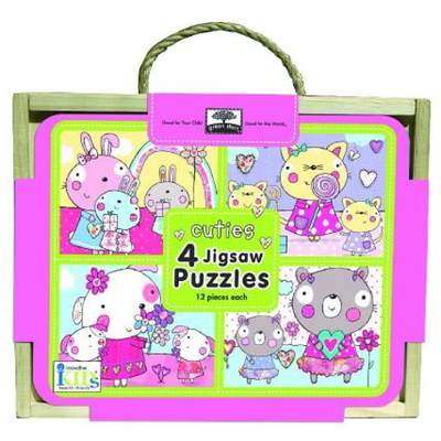 Green Start Jigsaw Puzzle Box Sets: Cuties (4 - 12 Piece Puzzles) [9781601693143]