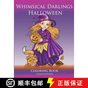 Whimsical Darlings Halloween Book 3周达 Coloring 9781471671616