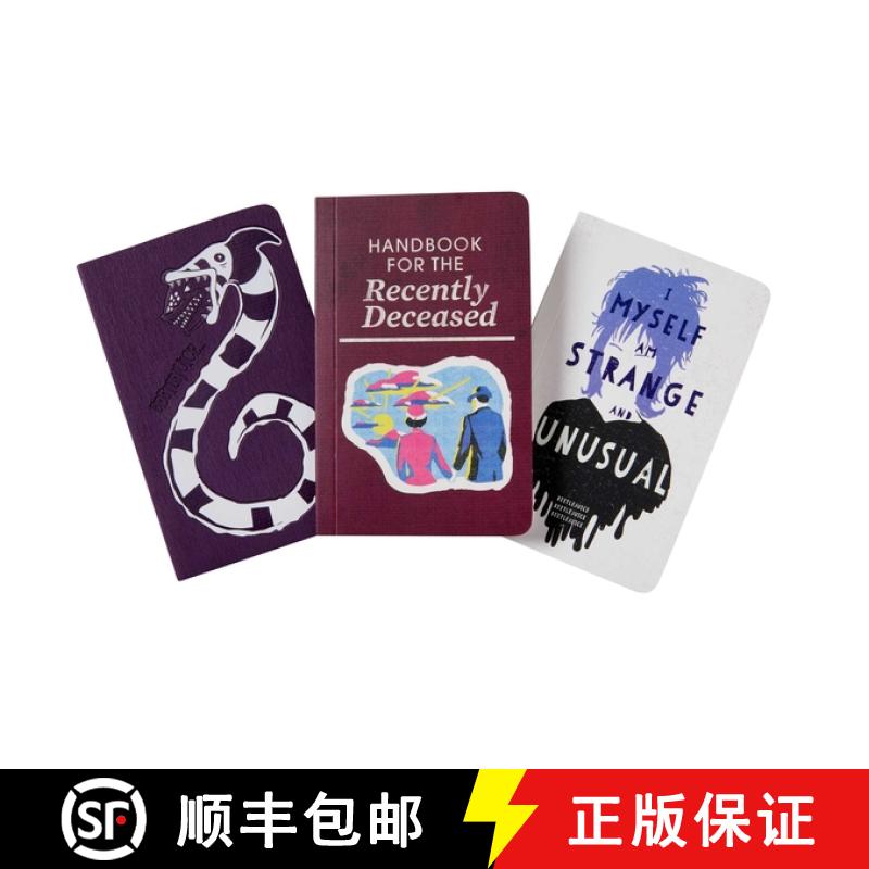 【3-4周达】Beetlejuice Pocket Notebook Collection (Set of 3) [9781683837701]