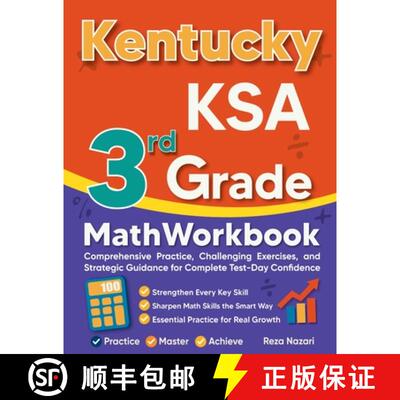 【3-4周达】Kentucky KSA 3rd Grade Math Workbook: Comprehensive Practice, Challenging Exercises, and S... [9798896478386]