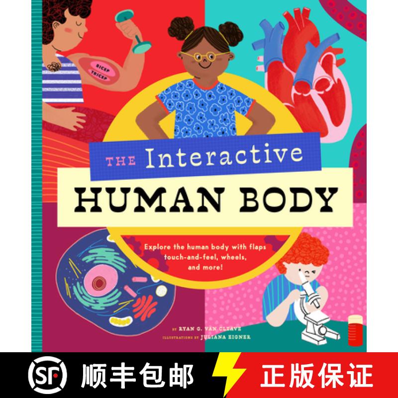 【2-3周达】The Interactive Human Body: Explore the Human Body with Flaps, Wheels, Levers, Touch and F...[9781638190882]