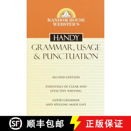 【3-4周达】Random House Webster's Handy Grammar, Usage, and Punctuation, Second Edition [9780375720055]