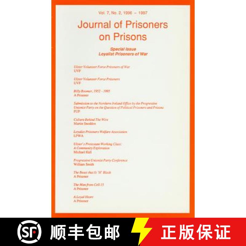 预订 Journal of Prisoners on Prisons V7 #2 [9780776609171]