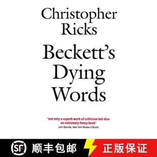 Lectures 9780192824073 Beckett Words The Dying 4周达 1990 Clarendon