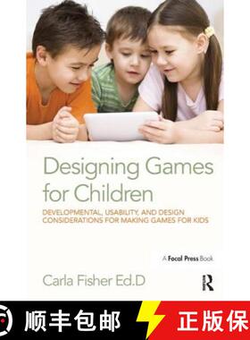 【3-4周达】Designing Games for Children: Developmental, Usability, and Design Considerations for Maki... [9781138428294]