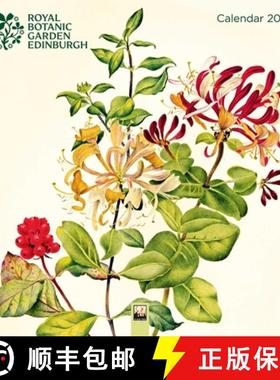 【3-4周达】Royal Botanic Garden Edinburgh Wall Calendar 2026 (Art Calendar) [9781835623961]