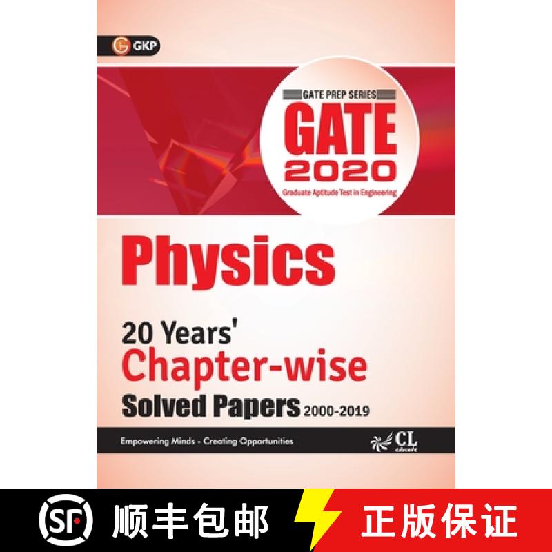 【3-4周达】Gate 2020 - Chapter-Wise Previous Solved Papers - 20 Years' Solved Papers (2000-2019) - Ph... [9789389121780]