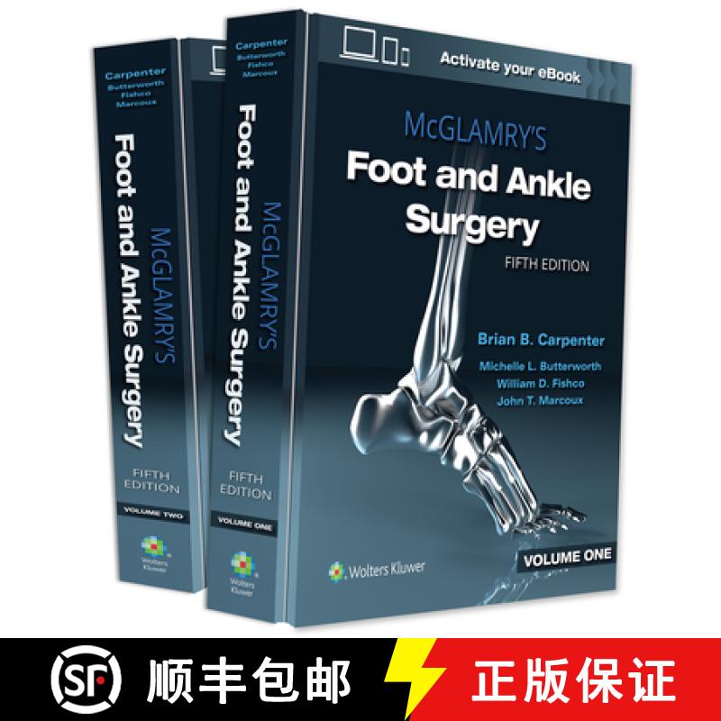 【3-4周达】McGlamry's Comprehensive Textbook of Foot and Ankle Surgery [9781975136062]