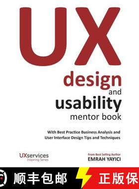【3-4周达】UX Design and Usability Mentor Book: With Best Practice Business Analysis and User Interfa... [9786058603721]