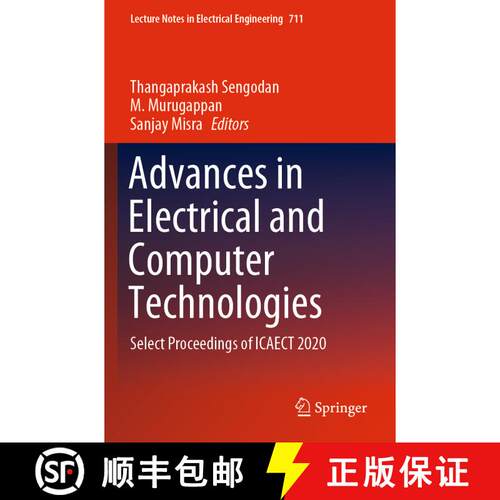 【3-4周达】Advances in Electrical and Computer Technologies: Select Proceedings of ICAECT 2020 (1st e... [9789811590214]