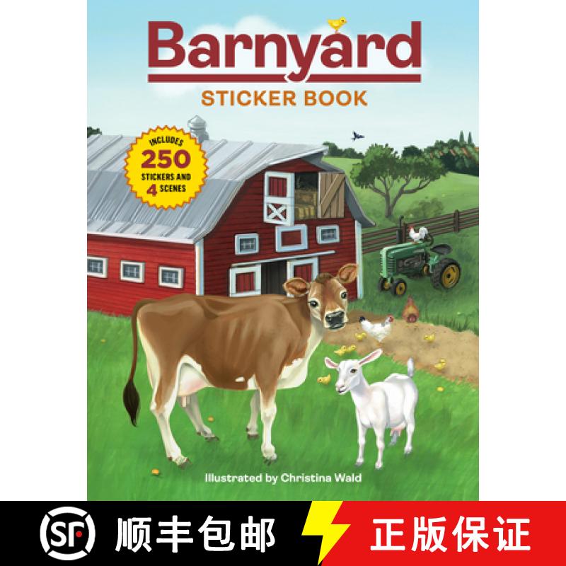 【3-4周达】Barnyard Sticker Activity Book: Includes 250 Stickers and 4 Scenes [9781635864946]