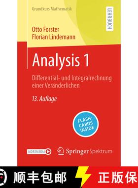 【3-4周达】Analysis 1: Differential- und Integralrechnung einer Veränderlichen (13., überarb. u. er... [9783658401290]