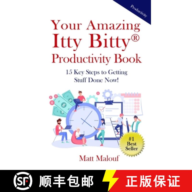 【2-3周达】Your Amazing Itty Bitty(R) Productivity Book: 15 Key Steps to Getting Stuff Done Now! [9781950326754]