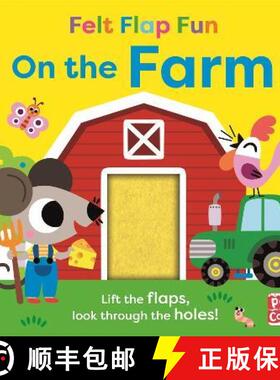 【3-4周达】Felt Flap Fun: On the Farm: Board book with felt flaps [9781526383594]