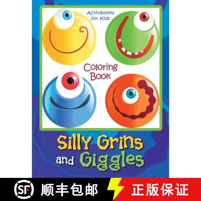 【3-4周达】Silly Grins and Giggles Coloring Book [9781683212034]