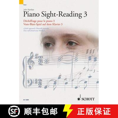 【3-4周达】Piano Sight-Reading 3/Dechiffrage Pour Le Piano 3/Vom-Blatt-Spiel Auf Dem Klavier 3: A Fre... [9781902455815]
