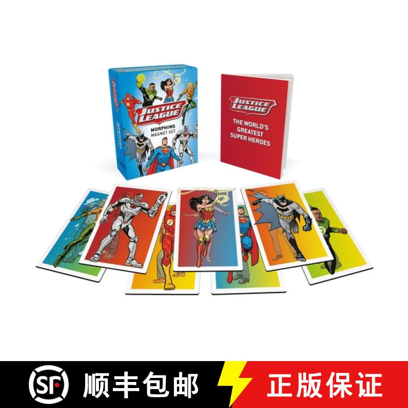 【3-4周达】Justice League: Morphing Magnet Set: (Set of 7 Lenticular Magnets) [9780762469840]