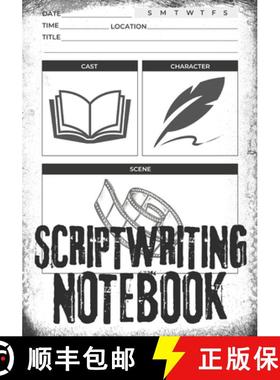 【3-4周达】Scriptwriting Notebook: Screenplay Writing Journal ǀ Craft Your Plot, Characters, and... [9786249488403]