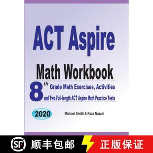 Workbook Full 8th Math ACT length Two Grade A... Activities Aspire and 4周达 9781646126200 Exercises