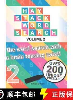 【3-4周达】Haystack Word Search: Volume 2 - The word search with the brain teasing twist! [9781838372620]