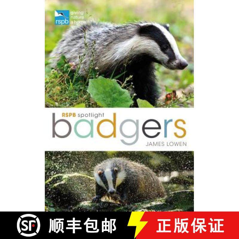 【3-4周达】Rspb Spotlight: Badgers [9781472971746]
