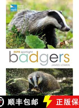 【3-4周达】Rspb Spotlight: Badgers [9781472971746]