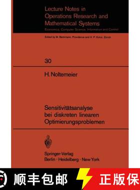 【3-4周达】Sensitivitätsanalyse Bei Diskreten Linearen Optimierungsproblemen [9783540049531]