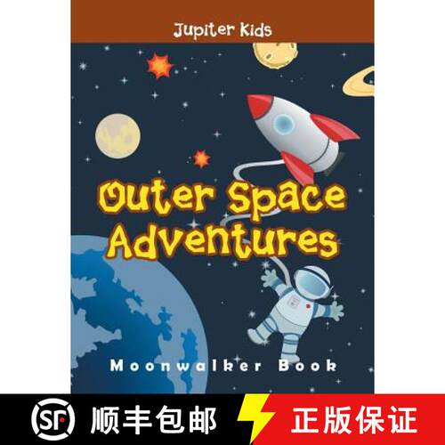 【3-4周达】Outer Space Adventures: Moonwalker Book [9781683053033]