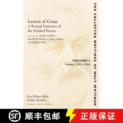 【3-4周达】Leaves of Grass, a Textual Variorum of the Printed Poems: Volume I: Poems: 1855-1856 [9780814794425]