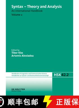 预订 Syntax - Theory and Analysis Handbücher zur Sprach- und Kommunikationswissenschaft / Handbooks ... [9783110358667]