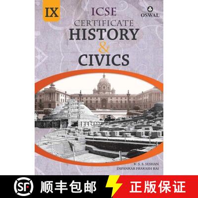 【3-4周达】Certificate History & Civics ICSE Class 9 [9789387660687]