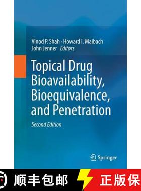 【3-4周达】Topical Drug Bioavailability, Bioequivalence, and Penetration [9781493938568]
