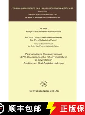 【3-4周达】Paramagnetische Elektronenresonanz (Epr)-Untersuchungen Bei Hohen Temperaturen an Polykris... [9783531027388]