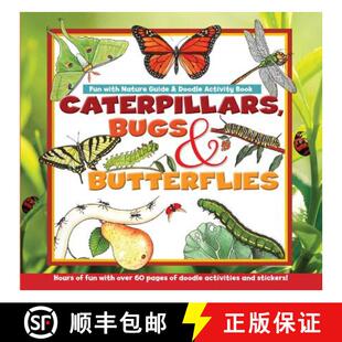 Doodle 4周达 and Bugs Fun Activity Guide Caterpillars Nature with 9781589799806 Book Butterflies