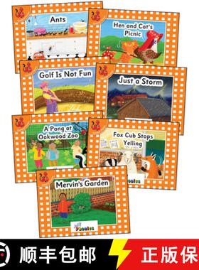 【3-4周达】Jolly Phonics Orange Level Readers Complete Set: In Print Letters (American English Edition) [9781844145898]