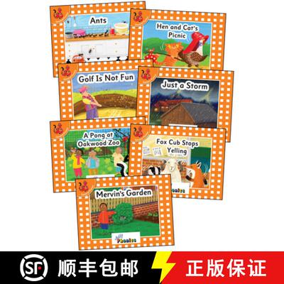 【3-4周达】Jolly Phonics Orange Level Readers Complete Set: In Print Letters (American English Edition) [9781844145898]