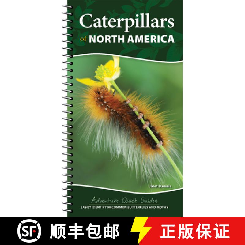 【3-4周达】Caterpillars of North America : Easily Identify 90 Common Butterflies and Moths [9781647554453]
