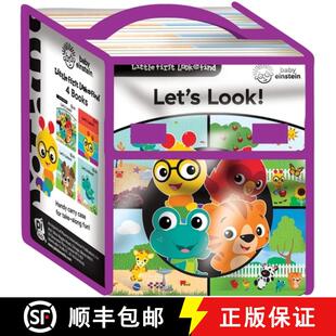 【3-4周达】Baby Einstein: Little First Look and Find 4 Books: 4 Books [9781503752887]