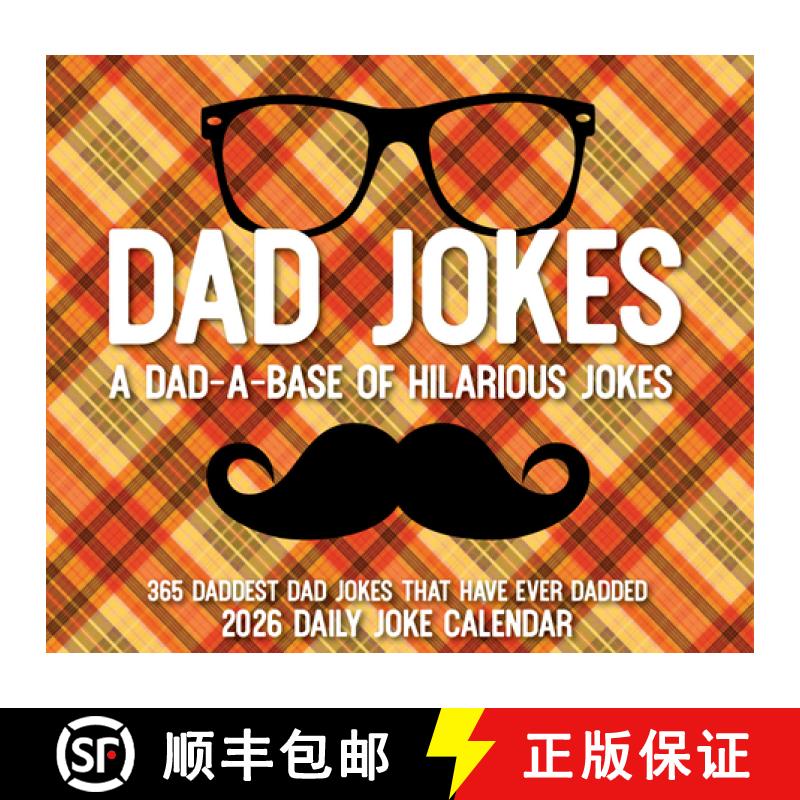 【3-4周达】Dad Jokes 2026 5.4 X 6.2 Box Calendar [9781549254109]