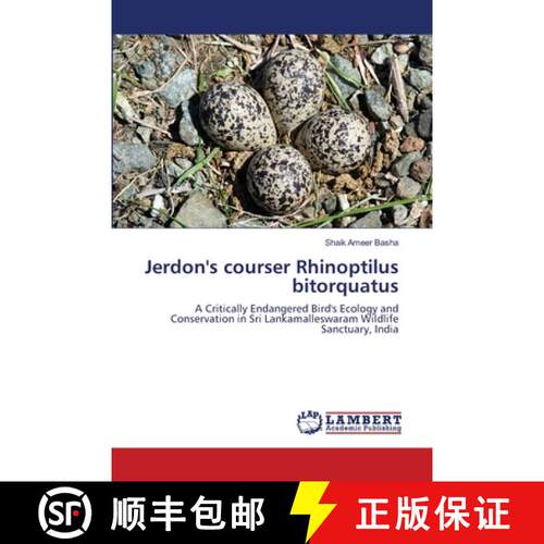 预订 Jerdon's courser Rhinoptilus bitorquatus [9783659221309]