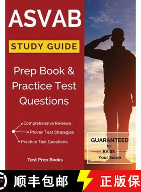 【3-4周达】ASVAB Study Guide: Prep Book & Practice Test Questions [9781628454185]