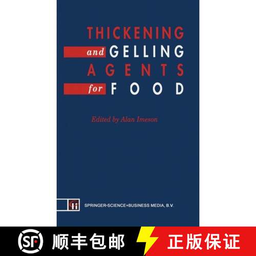 【3-4周达】精装 Thickening and Gelling Agents for Food [9780751400939]