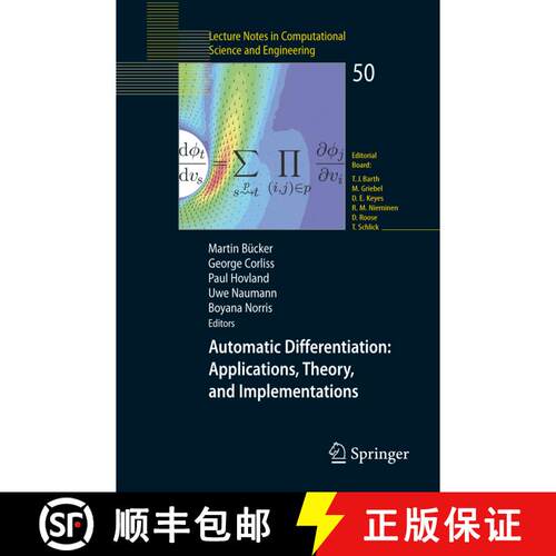 【3-4周达】Automatic Differentiation: Applications, Theory, and Implementations [9783540284031]