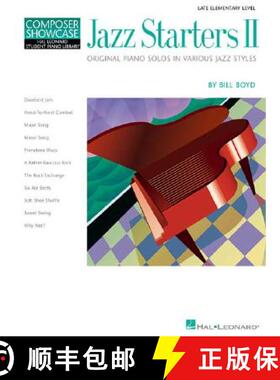 【3-4周达】Jazz Starters II: Late Elementary Level Composer Showcase [9780793525379]