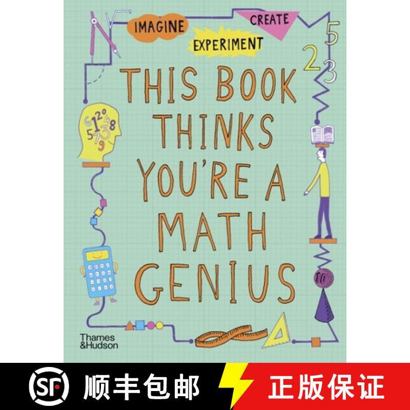 【3-4周达】这本书认为你是数学天才 This Book Thinks You're a Math Genius [9780500651179]