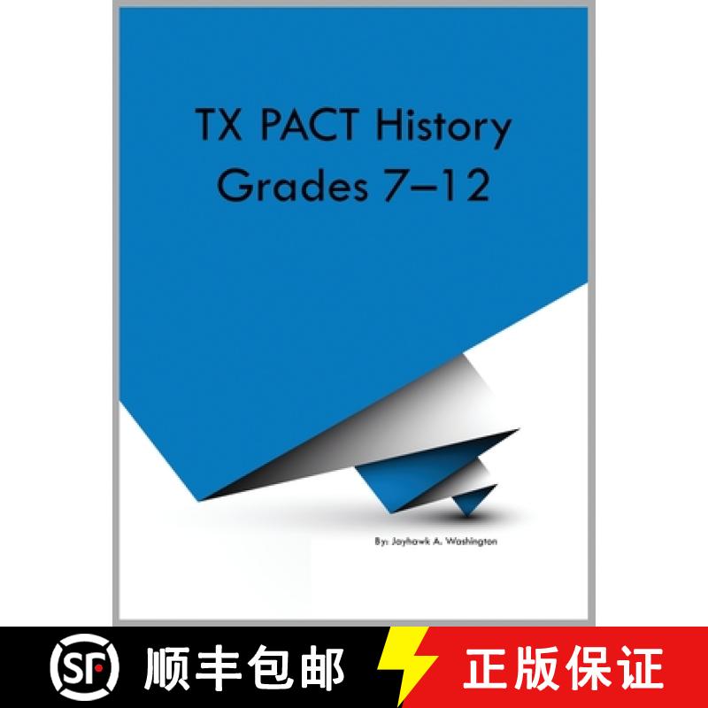 【3-4周达】TX PACT History Grades 7-12 [9781088277829]