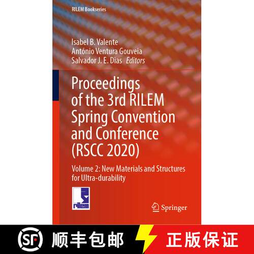 【3-4周达】精装 Proceedings of the 3rd RILEM Spring Convention and Conference (RSCC 2020) : Volume 2:... [9783030765507]